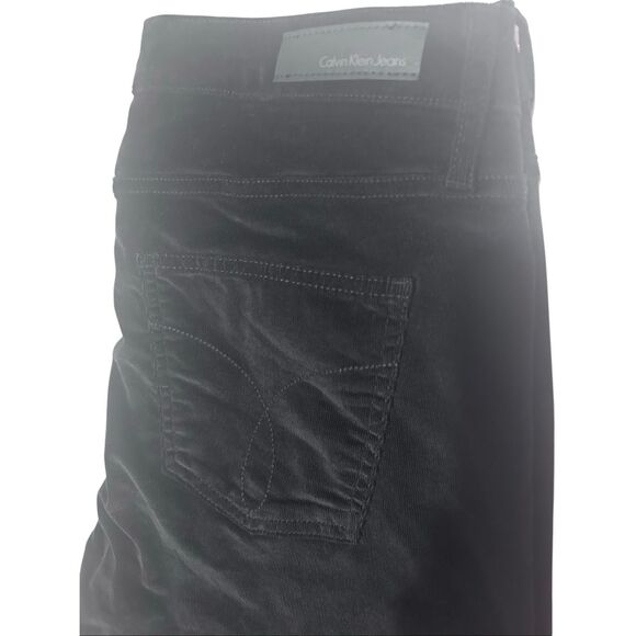 Calvin Klein Ultimate Skinny Black Corduroy Jeans Pants Size 14 New - Picture 8 of 13